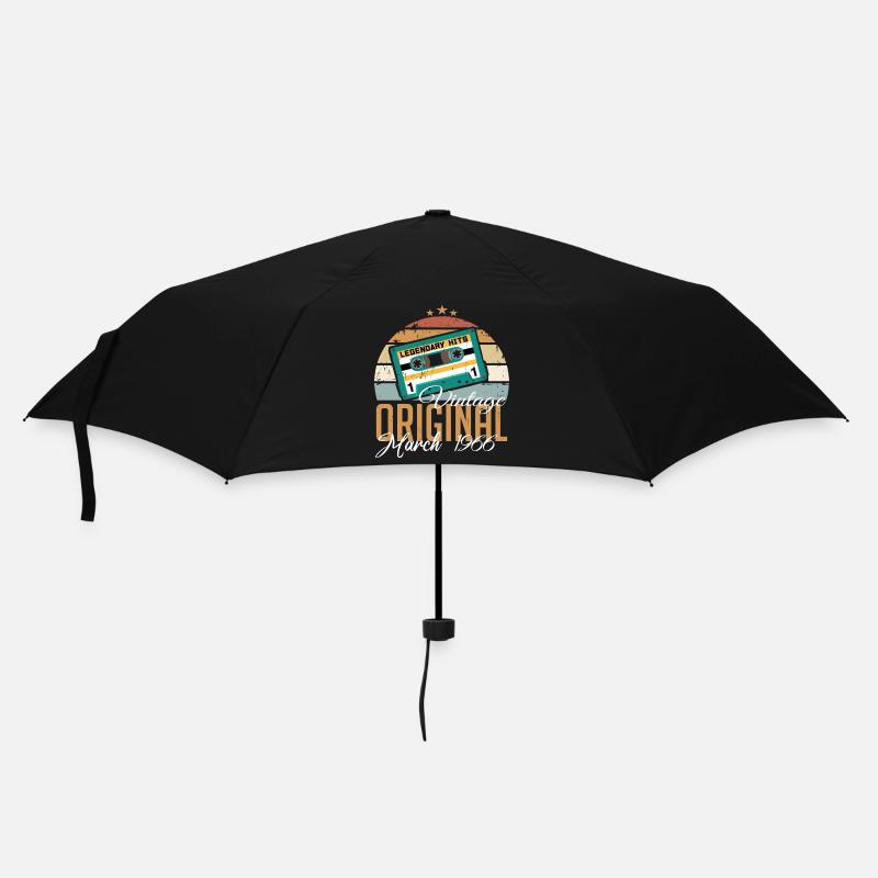 März 1966 - Geburtstagsgeschenk - Regenschirm (klein) - Schwarz