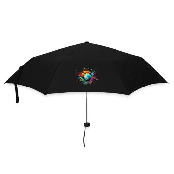Planets / Solar System / Space / Galaxy - Umbrella (small) - black - Front