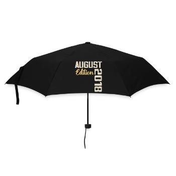 Anniversaire Août 2018 - Edition Limitée Août 2018 - Parapluie standard - noir - Devant