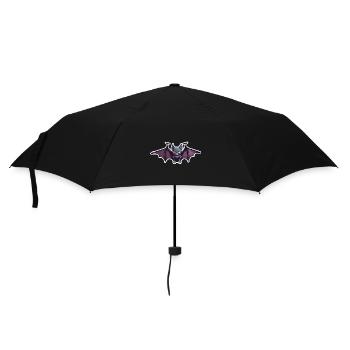 Bat / Vampire / Dracula / Animal / Halloween - Umbrella (small) - black - Front