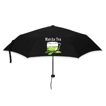 Matcha Tea - Umbrella (small) - black - Front