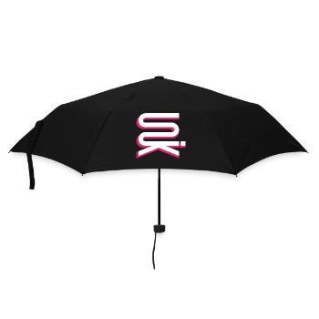 UNIK high vertical whitepink - Parapluie standard - noir - Devant