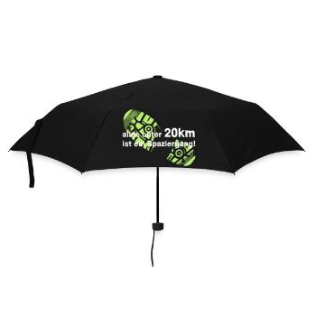 20kmSpaziergangV2 - Regenschirm (klein) - Schwarz - Vorne