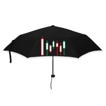 Exchange Currency Wall Street Trader Forex - Umbrella (small) - black - Front