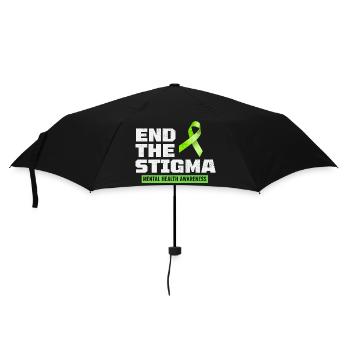 Mental Health Awareness - Umbrella (small) - black - Front