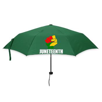 juneteenth - Umbrella (small) - bottlegreen - Front
