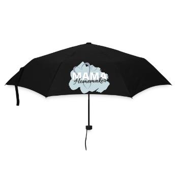 Mama Homemaker - Regenschirm (klein) - Schwarz - Vorne