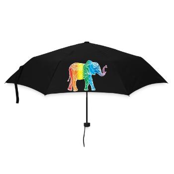 Éléphant - Parapluie standard - noir - Devant