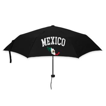 carte du drapeau du Mexique - Parapluie standard - noir - Devant
