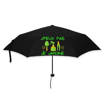 jardiner, jardinage, fan de jardinage - Parapluie standard - noir - Devant