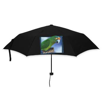 Perruche à front orange - Parapluie standard - noir - Devant