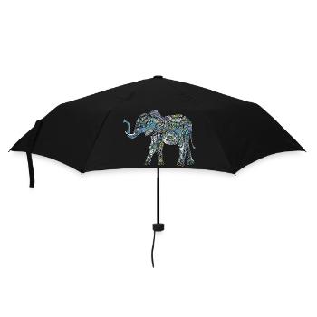 Éléphant - Parapluie standard - noir - Devant