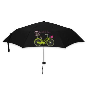 Favorite bicycle - Umbrella (small) - black - Front