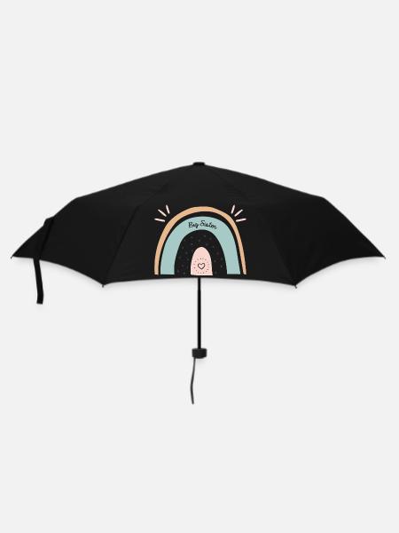 Big Sister Rainbow - Umbrella (small) - black