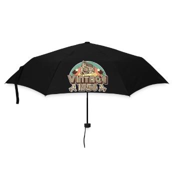 1956 Anniversaire né en 1956 Retro Vintage - Parapluie standard - noir - Devant