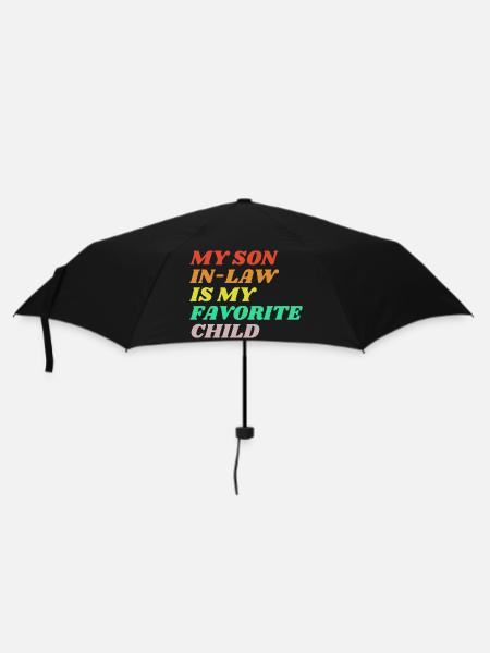 My son in law - Umbrella (small) - black