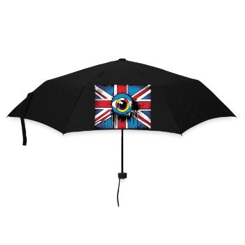 Big Brother - Jemand beobachtet dich - Regenschirm (klein) - Schwarz - Vorne