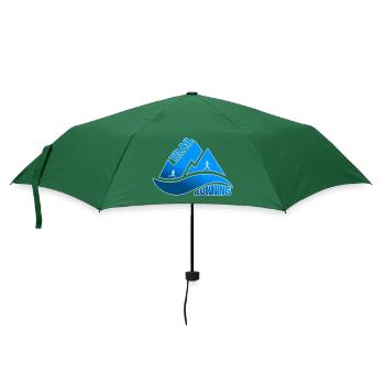 Trail Running Mountains Man Woman - Umbrella (small) - bottlegreen - Front