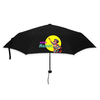 super maman Transparent - Parapluie standard - noir - Devant