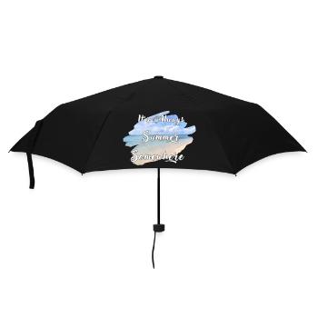 It's Always Summer Somewhere - Umbrella (small) - black - Front