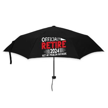 Officiellement retraité en 2024, ce n’est plus mon problème, c’est amusant - Parapluie standard - noir - Devant