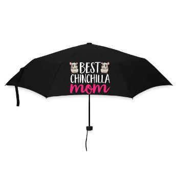 Chinchilla - Regenschirm (klein) - Schwarz - Vorne