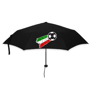 The fans from Italy - Umbrella (small) - black - Front