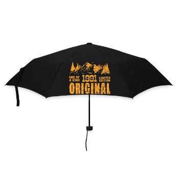 Birthday Gift 1991 - 1991 - Umbrella (small) - black - Front