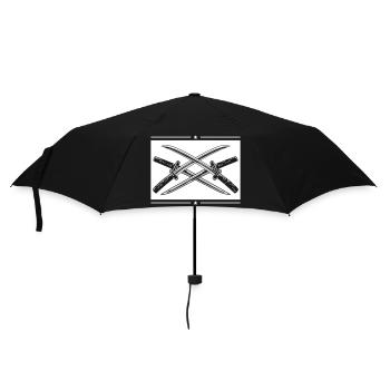 Élément d’épée de samouraï - Parapluie standard - noir - Devant