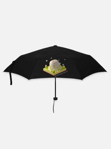 Geometric low poly Hollywood sign - Umbrella (small) - black