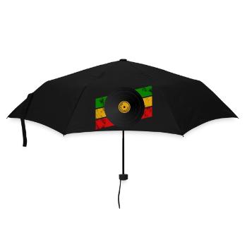 Dub Reggae Record - Umbrella (small) - black - Front