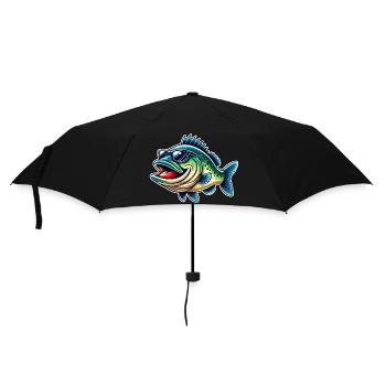 Perch fishing - Umbrella (small) - black - Front
