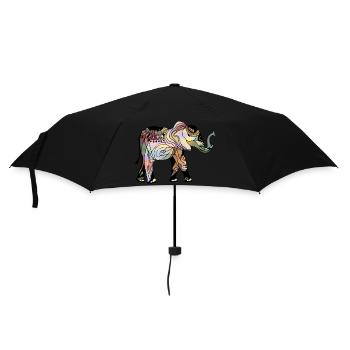 Éléphant - Parapluie standard - noir - Devant