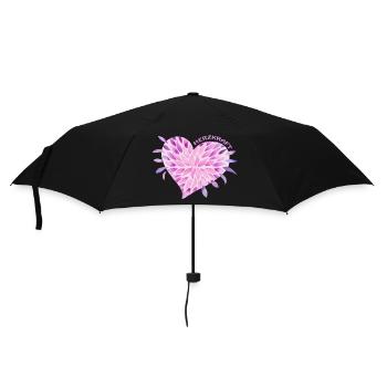 Soul Blossoms Heart Power - Sonja Ariel von Staden - Umbrella (small) - black - Front