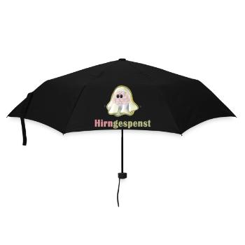 Hirngespenst - Regenschirm (klein) - Schwarz - Vorne