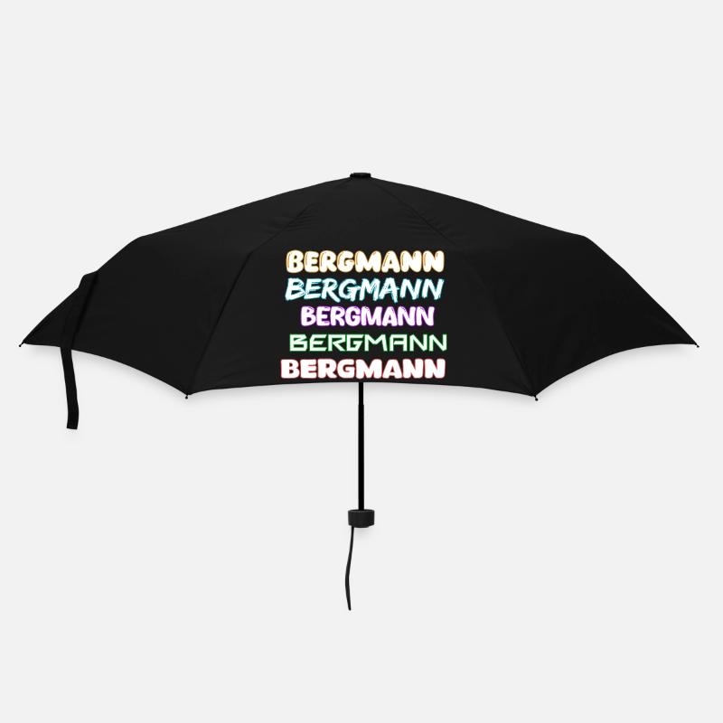 Job Bergmann - Regenschirm (klein) - Schwarz