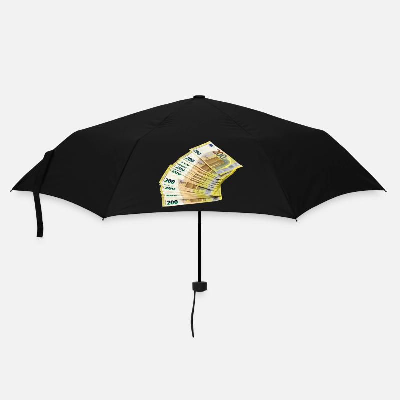 Noble Euro banknote design - Umbrella (small) - black