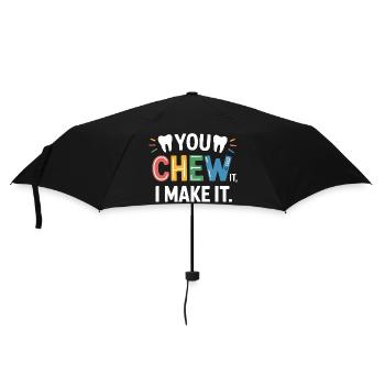 Céramique dentaire Technicien Art - Parapluie standard - noir - Devant