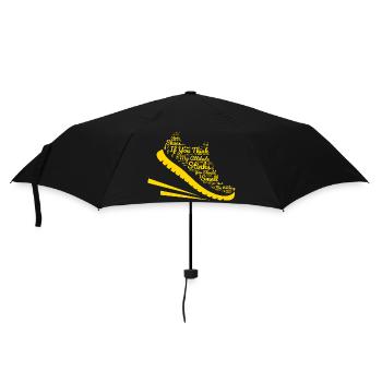 Running My Attitude Stinks Smell My Shoes Marathon - Umbrella (small) - black - Front