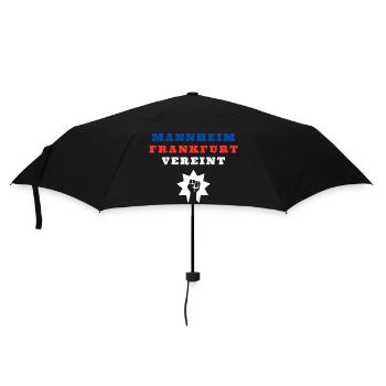Mannheim and Frankfurt united - Umbrella (small) - black - Front