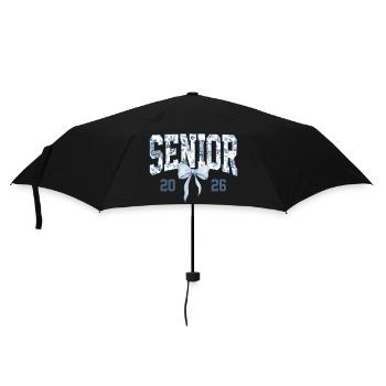 Senior 2026 Floral - Umbrella (small) - black - Front