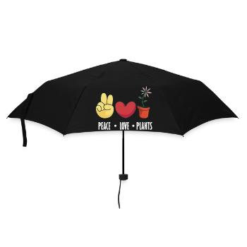 Garten- Und Pflanzenliebhaber Geschenke - Regenschirm (klein) - Schwarz - Vorne