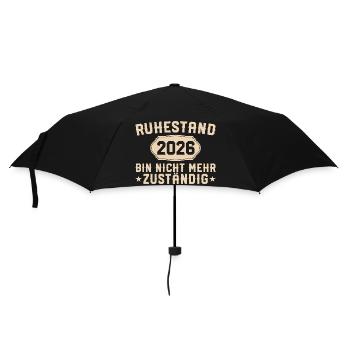 Retirement 2026 No longer responsible - Umbrella (small) - black - Front