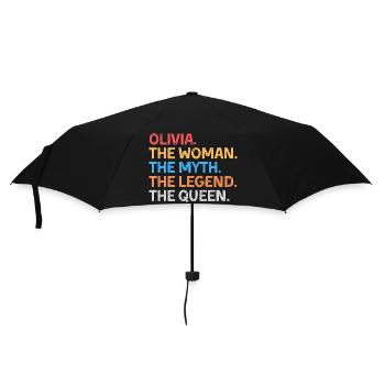 Olivia The Woman The Myth The Legend The Queen - Umbrella (small) - black - Front