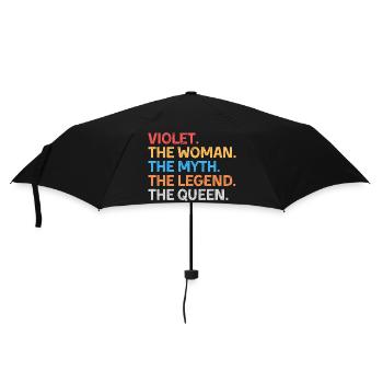 Violet La Femme Le Mythe La Légende La Reine - Parapluie standard - noir - Devant