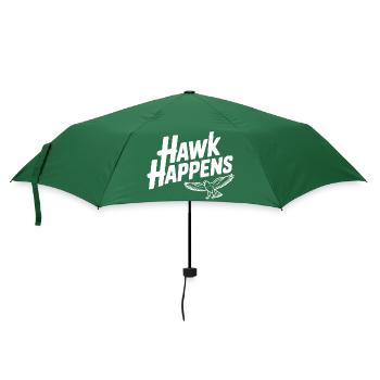 Hawk Happens - Umbrella (small) - bottlegreen - Front