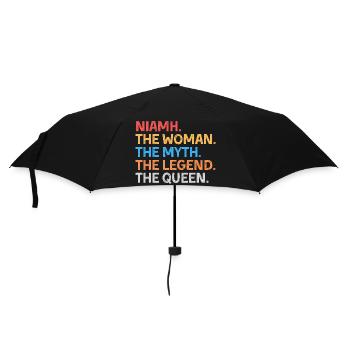 Niamh The Woman The Myth The Legend The Queen - Umbrella (small) - black - Front