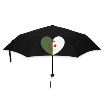 Drapeau du cœur de l’Algérie - Parapluie standard - noir - Devant