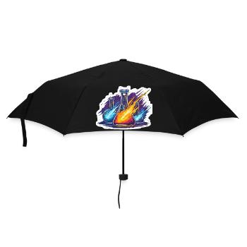 Expérience du laboratoire de la pluie de météores Quadrantide Lab Geek - Parapluie standard - noir - Devant