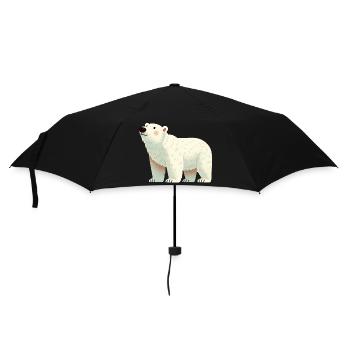 Polar bear - Umbrella (small) - black - Front